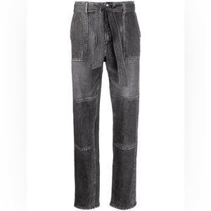 Rag & Bone Miramar Mia tapered jeans pants black magic new with tags never worn!